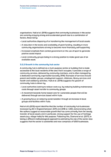 Factors that contribute to community business success 3. Desk-based review